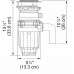 Измельчитель пищевых отходов FRANKE Turbo Elite TE-50S Slim